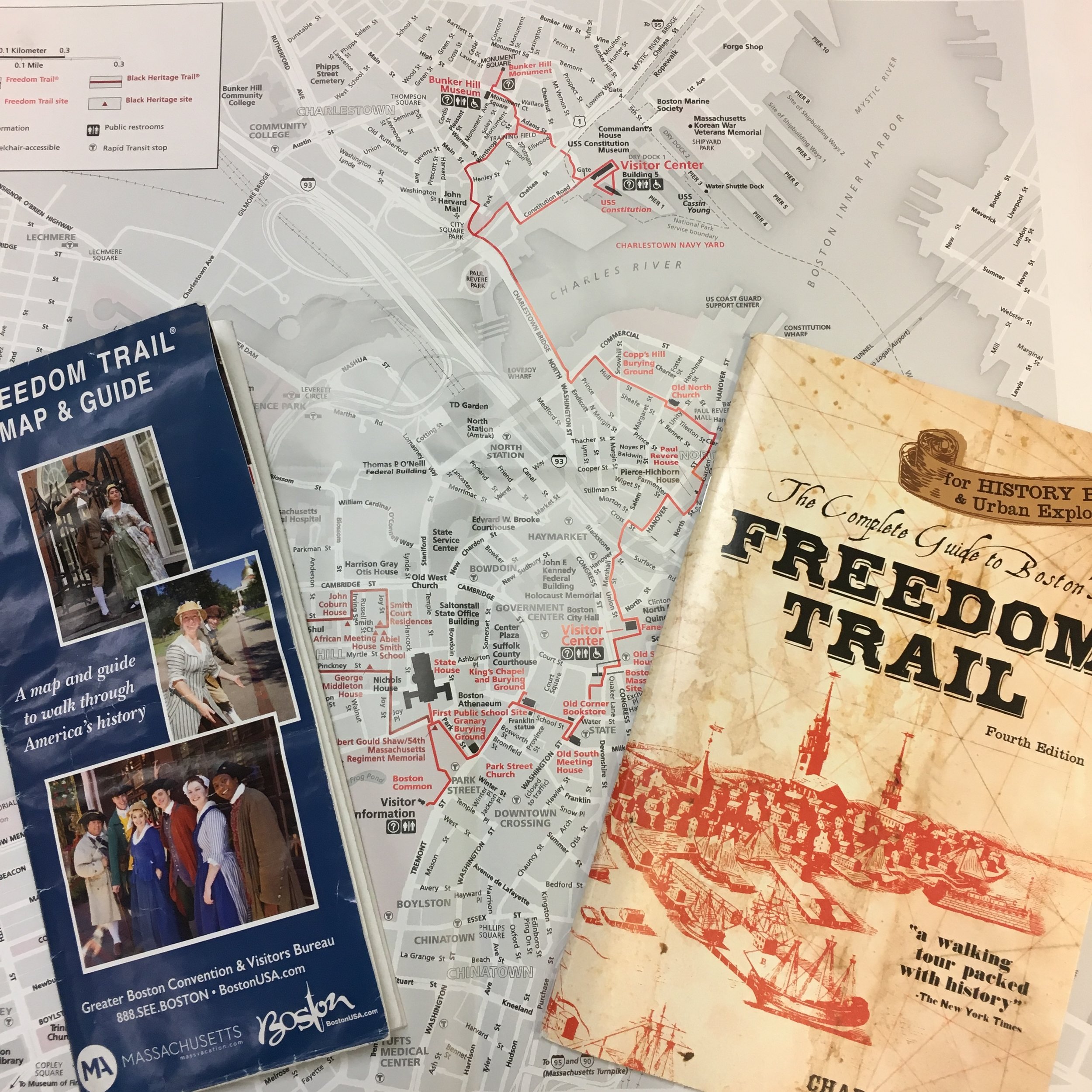 The visitors center in essence is a small gift shop with a bathroom. Freedom Trail Wayfinding Research Jiaorui Jiang Ux Researcher