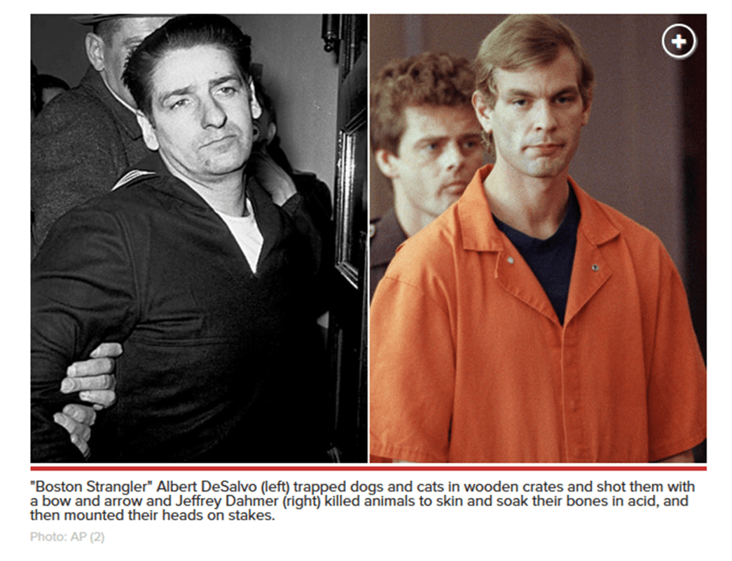 See first hand where some of boston's most heinous crimes occurred on one of our acclaimed walking or bus tours. Can The Fbi Catch Future Serial Killers Using This Test Forensic Veterinary Investigations Llc