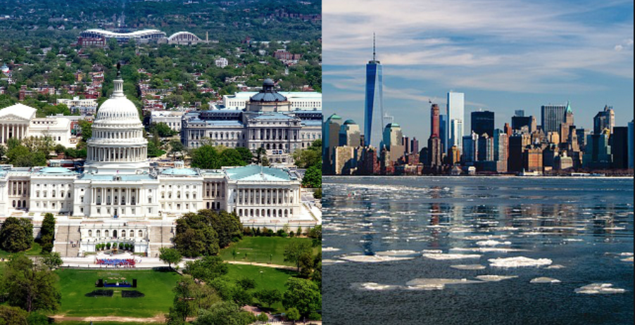 Compare this to a whole day of commercial travel with the airports and waiting in line for security, which ends up taking a total of 4 hours, 34 minutes. Time Travel Plane Or Train Washington To Nyc
