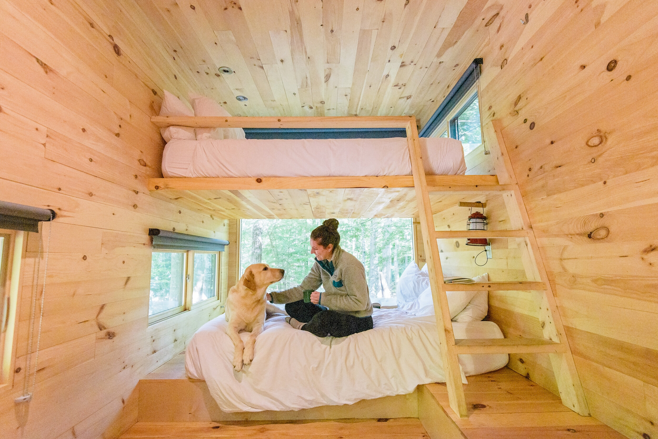 Go for the beach, and sta. Getaway Boston Dog Friendly Tiny House Trip With Love Oats Connecticut Dog Photography