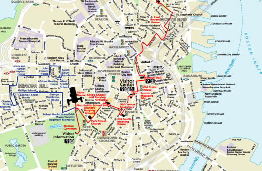 Exploring Freedom Trail&nbsp;Location