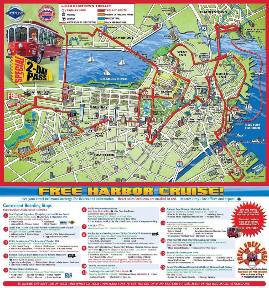 19+ Boston Hop On Hop Off Bus Route&nbsp;Package