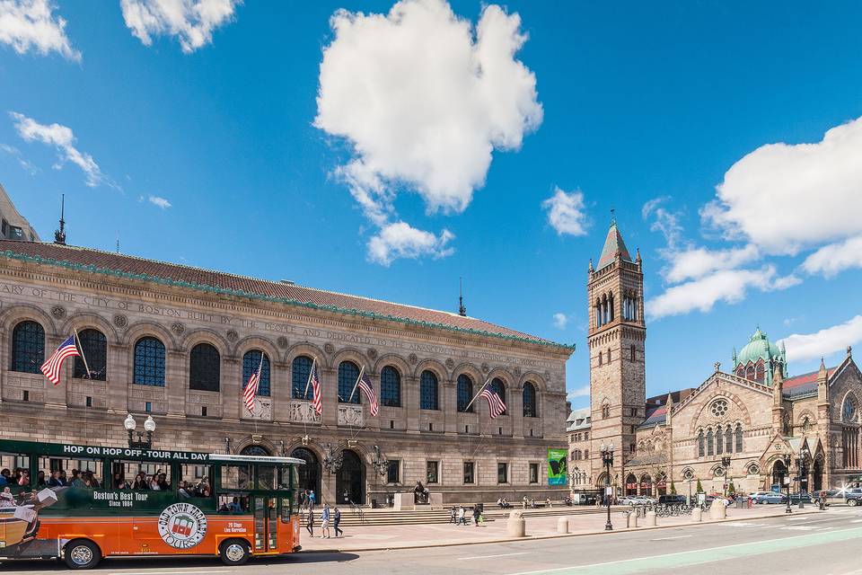 Amazing City View Trolley Tours Boston&nbsp;Map
